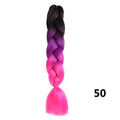 Sambraid 24 Inch Ombre Jumbo Braiding Hair For Jumbo Braids 100g/Pack False Hair Synthetic Crochet Braids Hair Extensions