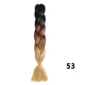 Sambraid 24 Inch Ombre Jumbo Braiding Hair For Jumbo Braids 100g/Pack False Hair Synthetic Crochet Braids Hair Extensions