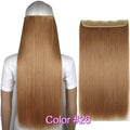 TOPREETY Heat Resistant B5 Synthetic Fiber 24" 60cm 120gr Straight 5 clips on clip in hair Extensions 90 colors available