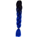 FALEMEI Three Tone Color Crochet Hair Extensions Kanekalon Hair Synthetic Crochet Braids Ombre Jumbo Braiding Hair Extensions