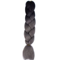 FALEMEI Three Tone Color Crochet Hair Extensions Kanekalon Hair Synthetic Crochet Braids Ombre Jumbo Braiding Hair Extensions
