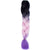 FALEMEI Three Tone Color Crochet Hair Extensions Kanekalon Hair Synthetic Crochet Braids Ombre Jumbo Braiding Hair Extensions