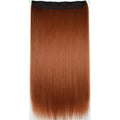 TOPREETY Heat Resistant B5 Synthetic Hair Fiber 28" 70cm 130gr Straight 5 Clips on clip in Hair Extensions 30 Colors Available