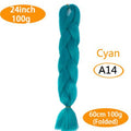 FALEMEI Three Tone Color Crochet Hair Extensions Kanekalon Hair Synthetic Crochet Braids Ombre Jumbo Braiding Hair Extensions