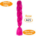FALEMEI Three Tone Color Crochet Hair Extensions Kanekalon Hair Synthetic Crochet Braids Ombre Jumbo Braiding Hair Extensions