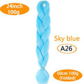 FALEMEI Three Tone Color Crochet Hair Extensions Kanekalon Hair Synthetic Crochet Braids Ombre Jumbo Braiding Hair Extensions