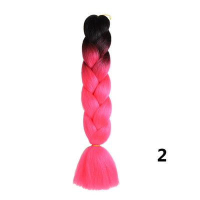 Crochet Braids Kanekalon Synthetic Hair 24 inch Jumbo Braiding Hair 100g/Pack Blonde Grey Crochet Twists Braids Hair Extensions