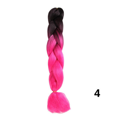 Crochet Braids Kanekalon Synthetic Hair 24 inch Jumbo Braiding Hair 100g/Pack Blonde Grey Crochet Twists Braids Hair Extensions