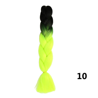 Crochet Braids Kanekalon Synthetic Hair 24 inch Jumbo Braiding Hair 100g/Pack Blonde Grey Crochet Twists Braids Hair Extensions