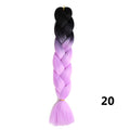Crochet Braids Kanekalon Synthetic Hair 24 inch Jumbo Braiding Hair 100g/Pack Blonde Grey Crochet Twists Braids Hair Extensions