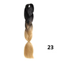 Crochet Braids Kanekalon Synthetic Hair 24 inch Jumbo Braiding Hair 100g/Pack Blonde Grey Crochet Twists Braids Hair Extensions