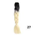 Crochet Braids Kanekalon Synthetic Hair 24 inch Jumbo Braiding Hair 100g/Pack Blonde Grey Crochet Twists Braids Hair Extensions