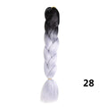 Crochet Braids Kanekalon Synthetic Hair 24 inch Jumbo Braiding Hair 100g/Pack Blonde Grey Crochet Twists Braids Hair Extensions