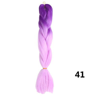 Crochet Braids Kanekalon Synthetic Hair 24 inch Jumbo Braiding Hair 100g/Pack Blonde Grey Crochet Twists Braids Hair Extensions