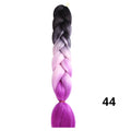 Crochet Braids Kanekalon Synthetic Hair 24 inch Jumbo Braiding Hair 100g/Pack Blonde Grey Crochet Twists Braids Hair Extensions
