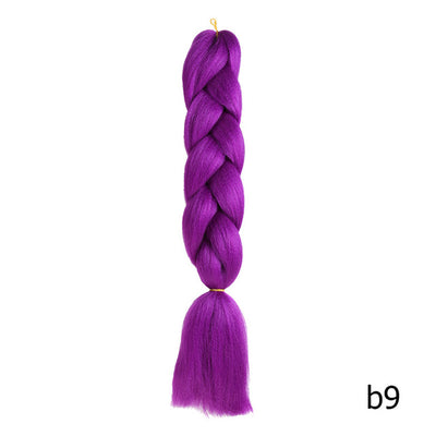 Crochet Braids Kanekalon Synthetic Hair 24 inch Jumbo Braiding Hair 100g/Pack Blonde Grey Crochet Twists Braids Hair Extensions