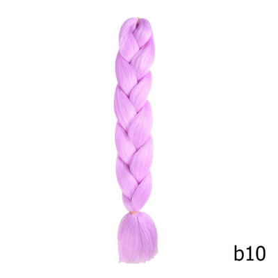 Crochet Braids Kanekalon Synthetic Hair 24 inch Jumbo Braiding Hair 100g/Pack Blonde Grey Crochet Twists Braids Hair Extensions