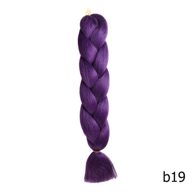 Crochet Braids Kanekalon Synthetic Hair 24 inch Jumbo Braiding Hair 100g/Pack Blonde Grey Crochet Twists Braids Hair Extensions