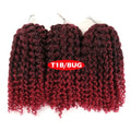 Crochet Braids kinky Twist Hair 8 inches Curly Crochet Hair Crochet Braids Hair Ombre Synthetic Hair Extensions