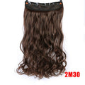 Allaosify 24" Curly 3/4 Full Head Clip in Hair Extensions Black Brown Blonde Real Natural Synthetic One Piece for Hair