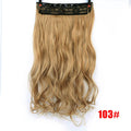 Allaosify 24" Curly 3/4 Full Head Clip in Hair Extensions Black Brown Blonde Real Natural Synthetic One Piece for Hair