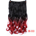 Allaosify 24" Curly 3/4 Full Head Clip in Hair Extensions Black Brown Blonde Real Natural Synthetic One Piece for Hair