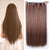 Allaosify 60cm 5 Clip In Hair Extension Heat Resistant Fake Hairpieces Long Straight Hairstyles Synthetic Clip In On Hair