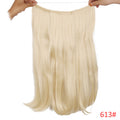 20 inches Invisible Wire No Clips in Hair Extensions Hairpieces Ombre Halo Colored for Hair Straight Wavy Natural Synthetic