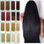 DIFEI 24 - inch straight hair patch women's high temperature fiber patch Hair Extensions Clip In Hair Extensions