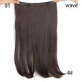 AISI HAIR 22 inch No Clips Invisible in Hair Extensions Secret Fish Line Straight and Wave Synthetic hairs High Tempreture Fribe