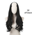 SARLA 24" U-Part Synthetic Hair Extension Clip In Long Thick Curly Natural Blonde Flase Hair Hairpieces For Women Heat Resistant