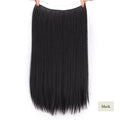 AISI BEAUTY Natural No Clips in Hair Extensions Long Synthetic Fish Line Straight Hair Extensions Secret Invisible Hairpieces