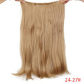 AISI BEAUTY Natural No Clips in Hair Extensions Long Synthetic Fish Line Straight Hair Extensions Secret Invisible Hairpieces