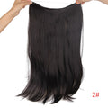 AISI BEAUTY Natural No Clips in Hair Extensions Long Synthetic Fish Line Straight Hair Extensions Secret Invisible Hairpieces