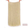 AISI BEAUTY Natural No Clips in Hair Extensions Long Synthetic Fish Line Straight Hair Extensions Secret Invisible Hairpieces
