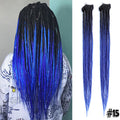 Silky Strands Synthetic Handmade Dreadlocks Hair Extension Braiding Hair Ombre Kanekalon Soft Dread Locs Crochet Braid