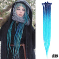 Silky Strands Synthetic Handmade Dreadlocks Hair Extension Braiding Hair Ombre Kanekalon Soft Dread Locs Crochet Braid