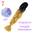 MISS WIG Jumb Braiding Synthetic Hair 88Colors Available 24Inch Crochet Blonde Hair For Women Extensions Jumbo Braids Hairstyles