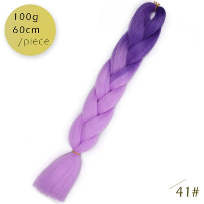 Spring sunshine 1 5PCS 24inch Jumbo Braid Hair Yaki Soft Hair Ombre Crochet Braiding Synthetic Hair Extension For Braids Pink