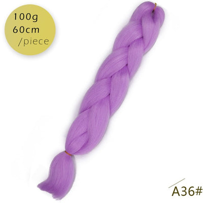 Spring sunshine 1 5PCS 24inch Jumbo Braid Hair Yaki Soft Hair Ombre Crochet Braiding Synthetic Hair Extension For Braids Pink