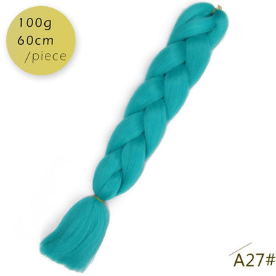 Spring sunshine 1 5PCS 24inch Jumbo Braid Hair Yaki Soft Hair Ombre Crochet Braiding Synthetic Hair Extension For Braids Pink