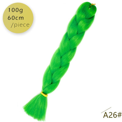 Spring sunshine 1 5PCS 24inch Jumbo Braid Hair Yaki Soft Hair Ombre Crochet Braiding Synthetic Hair Extension For Braids Pink