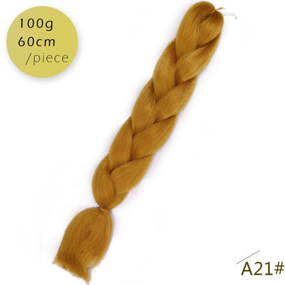 Spring sunshine 1 5PCS 24inch Jumbo Braid Hair Yaki Soft Hair Ombre Crochet Braiding Synthetic Hair Extension For Braids Pink
