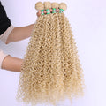 24-30 inch 3 pcs/set over length Synthetic kinky curly hair extensions single color bundles 100 G/pcs curly weave hair for women