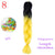 MERISIHAIR 24inch OmbreSynthetic Crochet Hair Extensions Jumbo Braids Hairstyles PinkRed Blue Braiding Hair