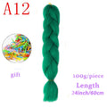 MERISIHAIR 24inch Ombre  Synthetic Crochet Hair Extensions Jumbo Braids Hairstyles Pink  Red Blue Braiding Hair