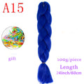MERISIHAIR 24inch Ombre  Synthetic Crochet Hair Extensions Jumbo Braids Hairstyles Pink  Red Blue Braiding Hair