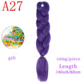 MERISIHAIR 24inch Ombre  Synthetic Crochet Hair Extensions Jumbo Braids Hairstyles Pink  Red Blue Braiding Hair