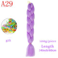 MERISIHAIR 24inch Ombre  Synthetic Crochet Hair Extensions Jumbo Braids Hairstyles Pink  Red Blue Braiding Hair