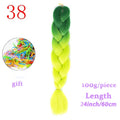 MERISIHAIR 24inch Ombre  Synthetic Crochet Hair Extensions Jumbo Braids Hairstyles Pink  Red Blue Braiding Hair
